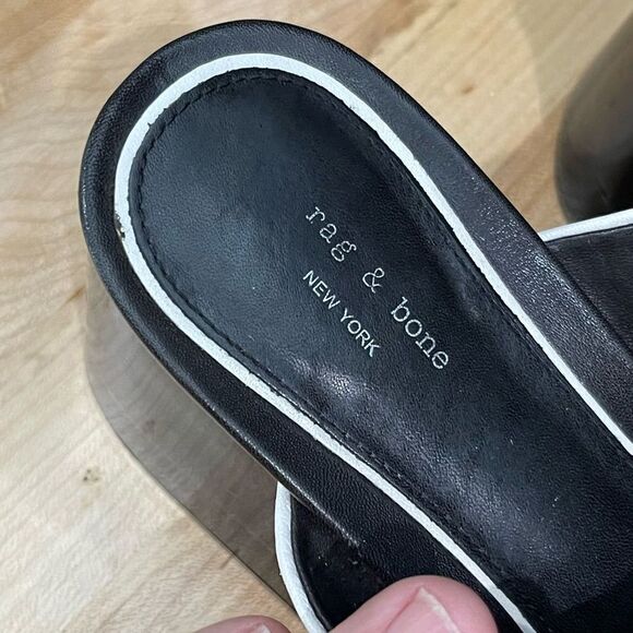 Rag & Bone REESE 3 Strap Block Heel Sandals. Size 11. - Picture 10 of 14